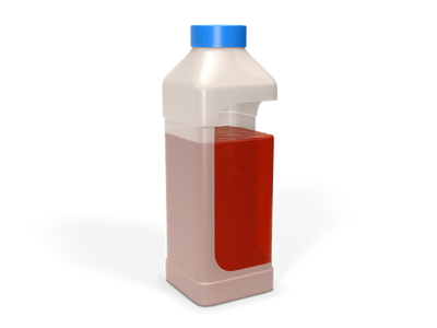 Kompa AS - Vannprøveflaske - Rød væske