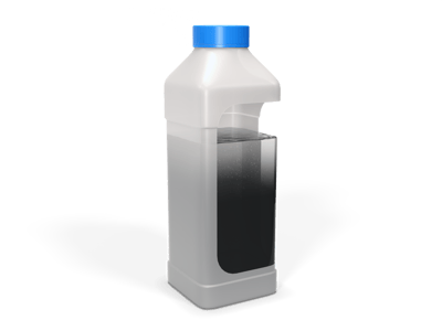Kompa AS - Vannprøveflaske - Sort væske