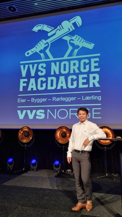 Van Ha Doan på VVS Norges fagdager